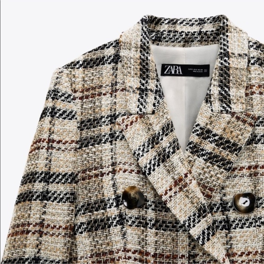 ZARA DOUBLE BREASTED BLAZER